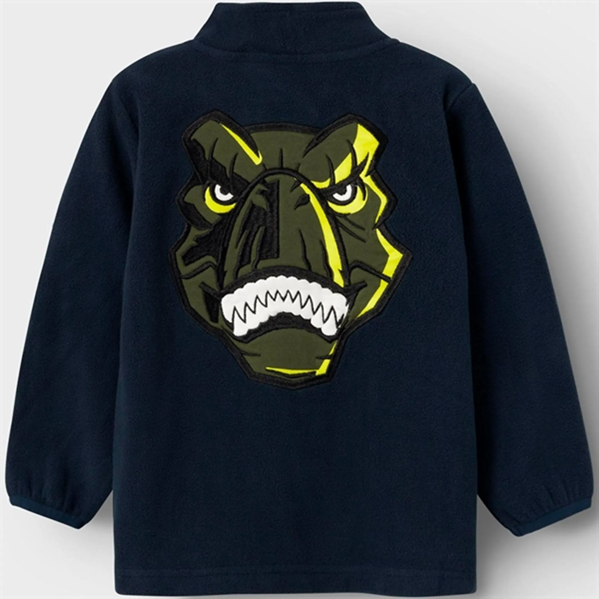 Name it Dark Sapphire Julen Jurassic Fleece Jacket Relaxed Layer Flexible Layering