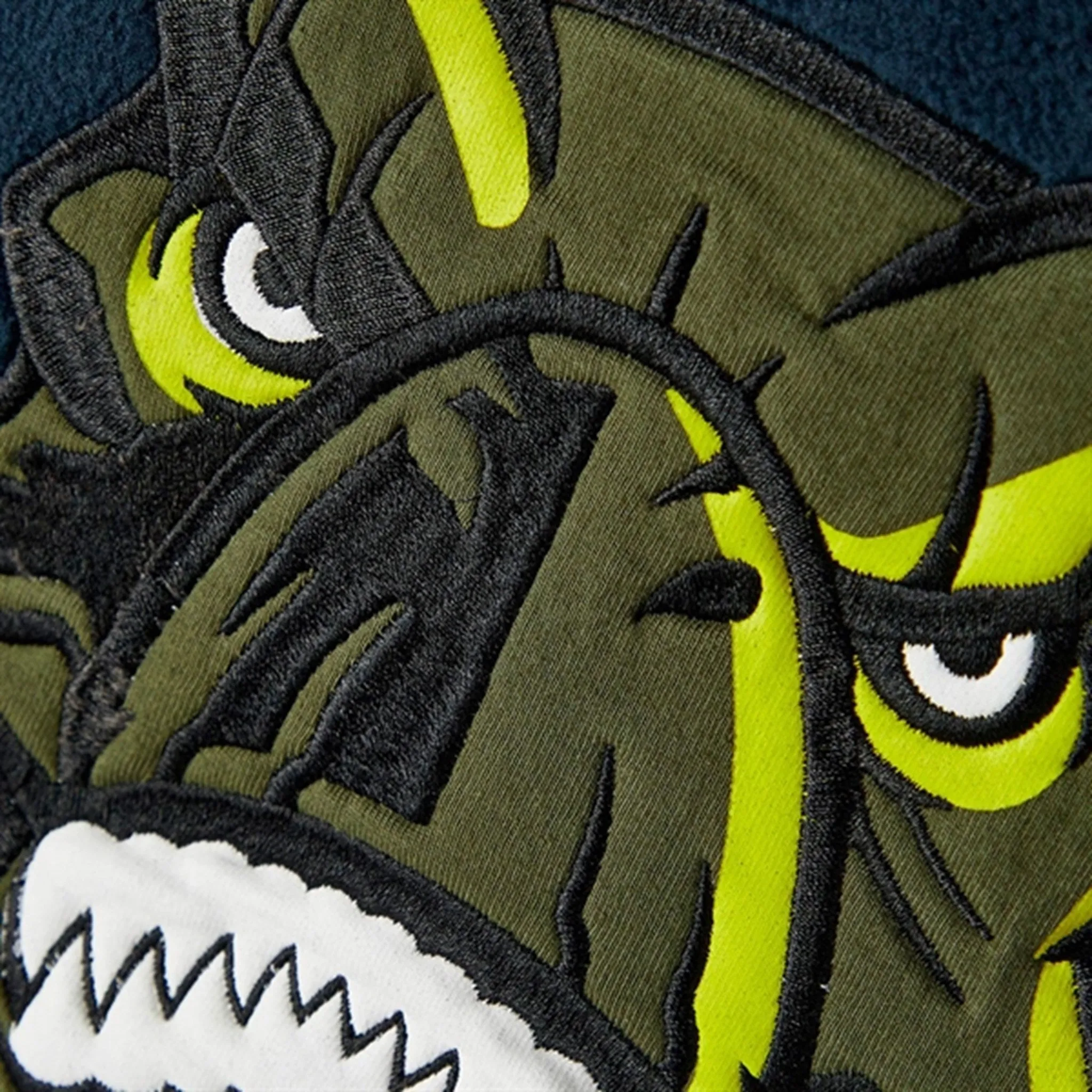 Seamless Shoulder Name it Dark Sapphire Julen Jurassic Fleece Jacket