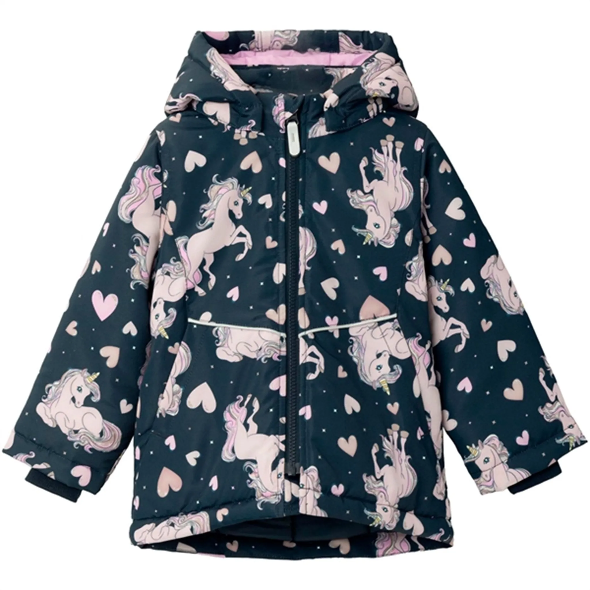 Recognize Name it Dark Sapphire Maxi Jacket Unicorn Heart