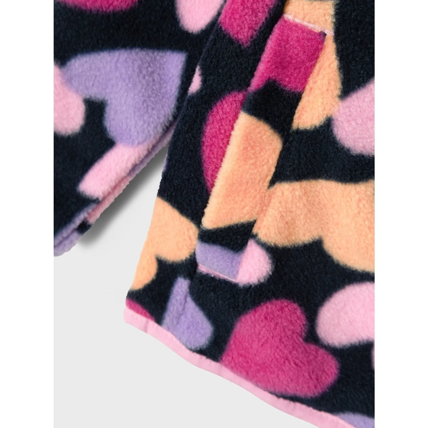 Seasonal Outfit Name It Dark Sapphire Meeko Fleece Jacket AOP