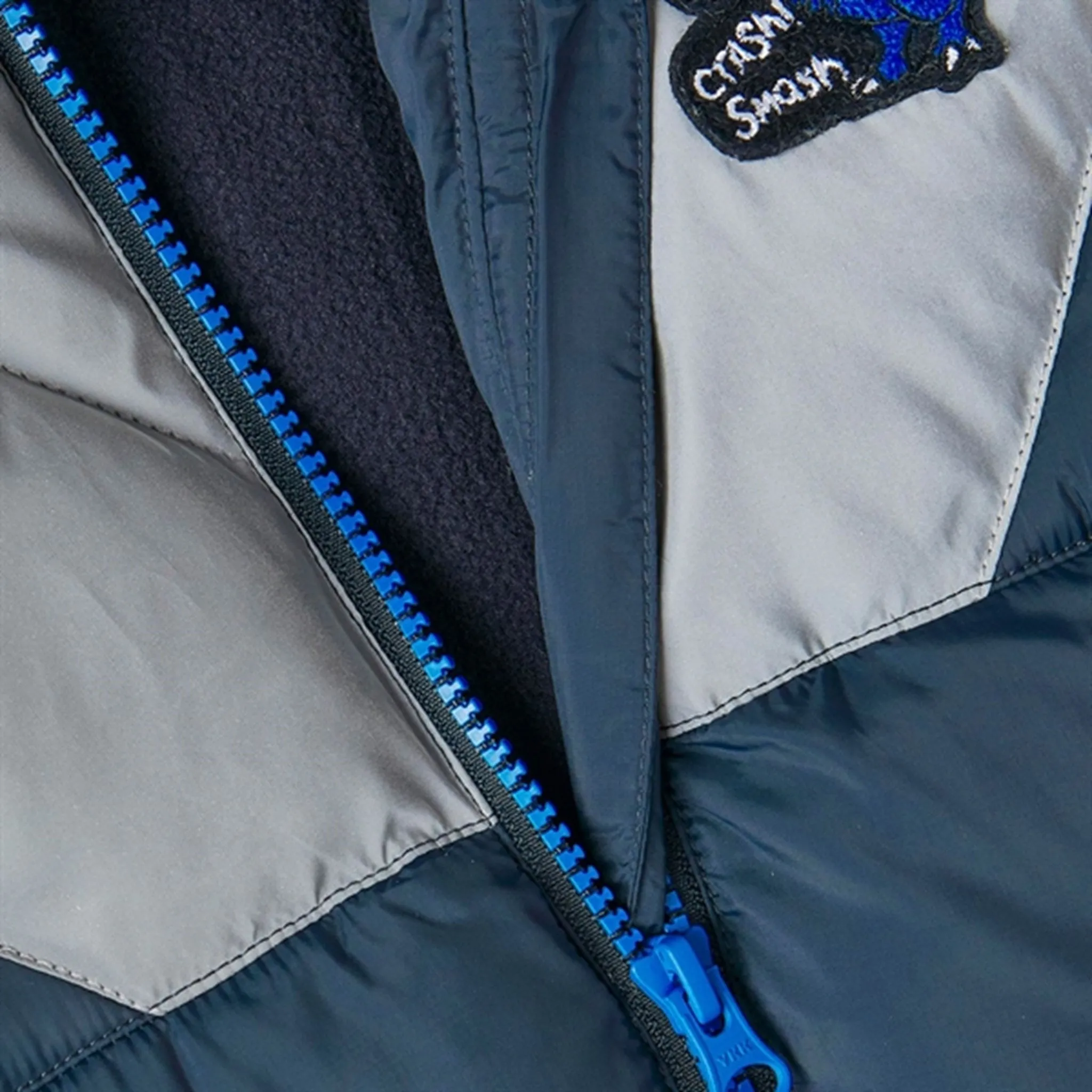 Lace-Edge Bohemian-Style Name it Dark Sapphire Morten Puffer Jacket Reflective