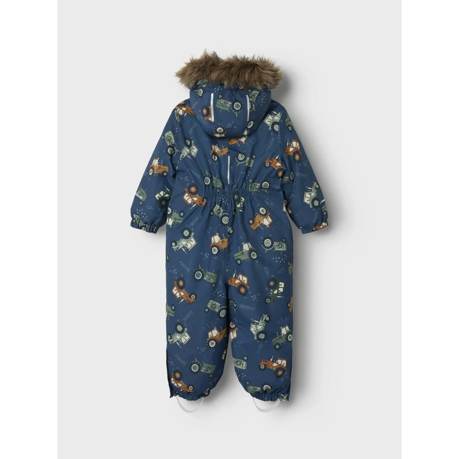 Keyhole-Back Tie-Front Name It Dark Sapphire Mouse Tractor Snow10 Suit AOP Fo Noos