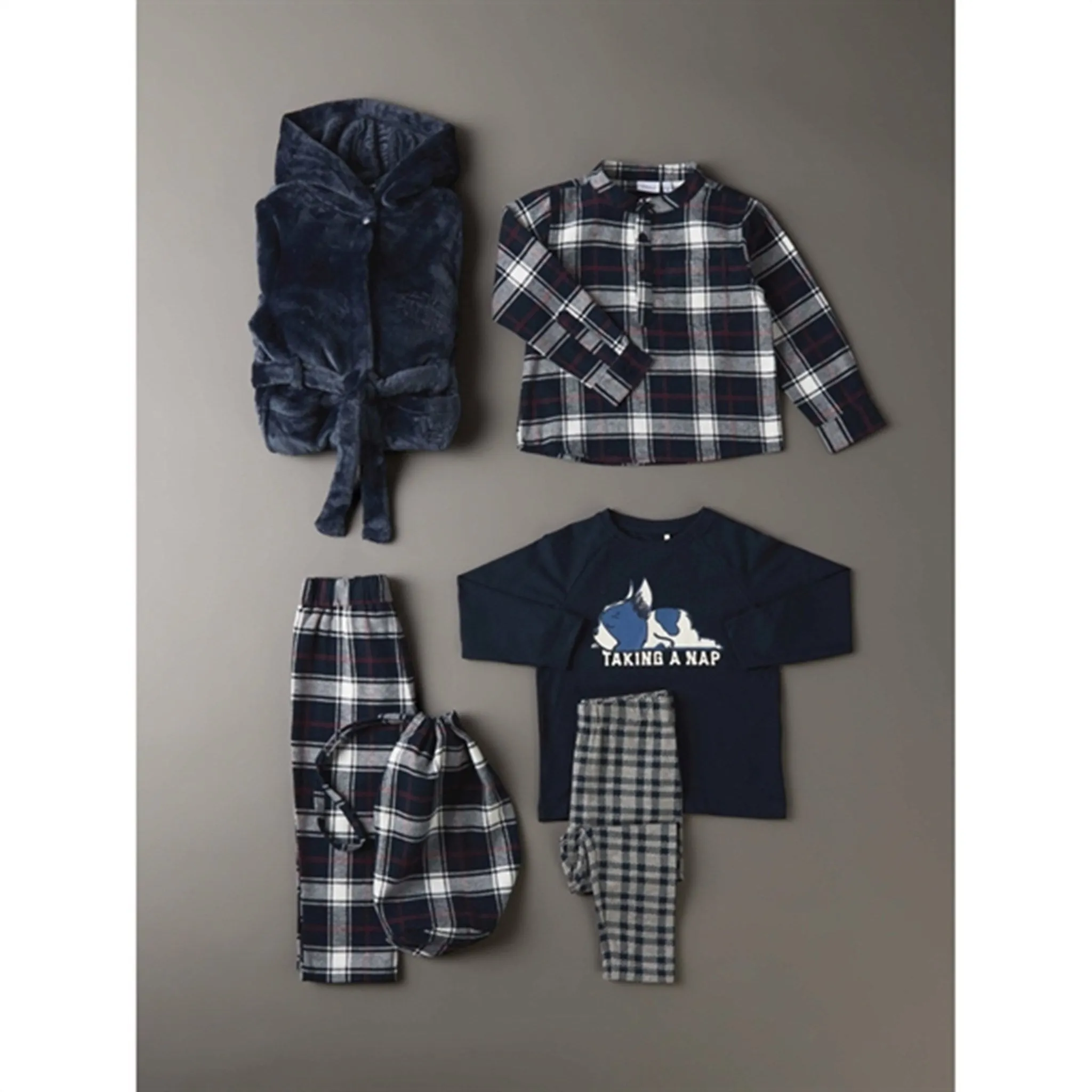 Name it Dark Sapphire Raibe Morning Robe Clean Layer Home Comfort