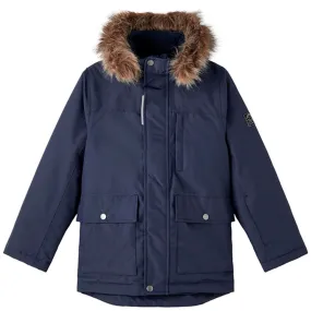 Name it Dark Sapphire Snow Jacket Solid Casual Smart commuting