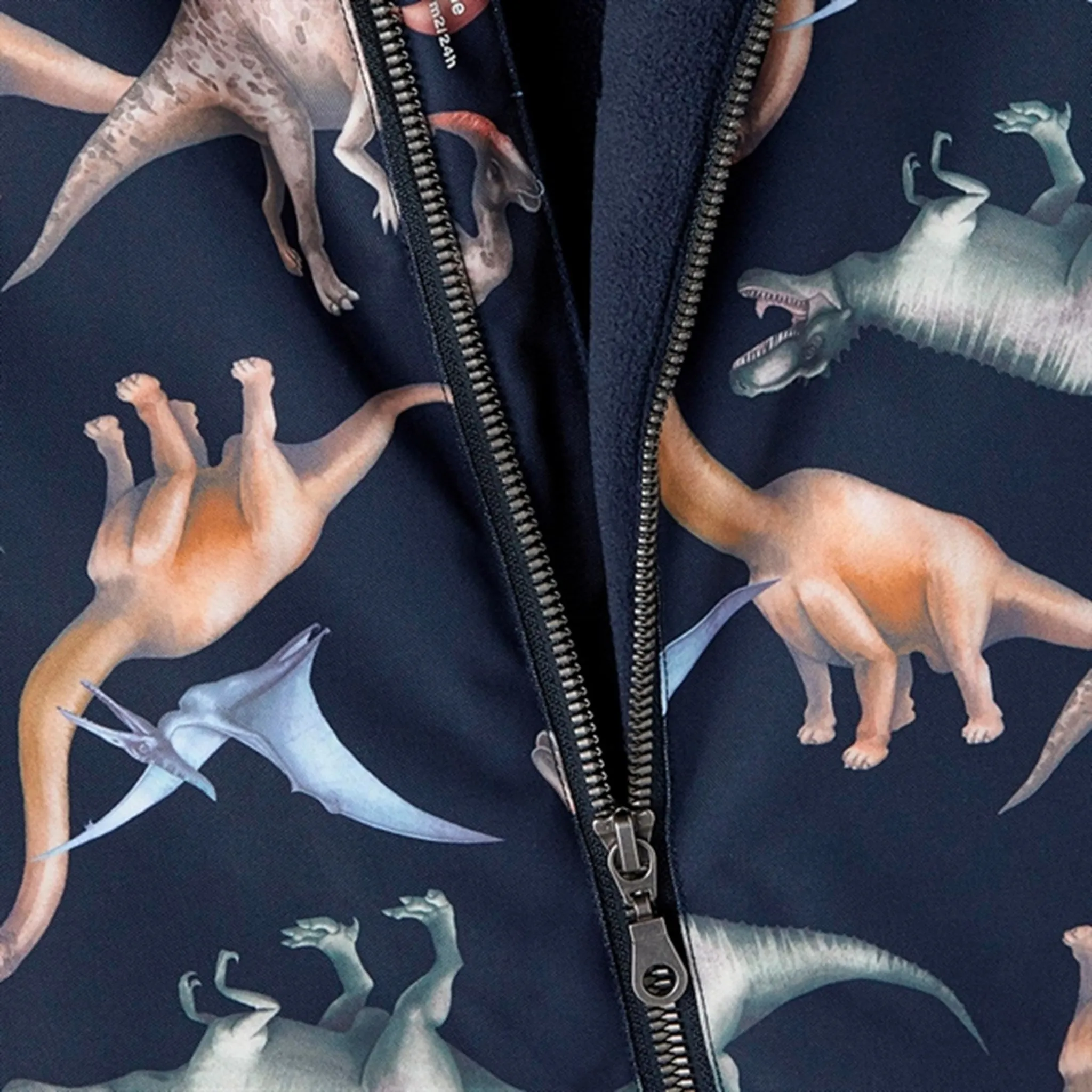 Name it Dark Sapphire Snow Snowsuit Dino Dream Noos Thermal-Lined Figure-Skimming