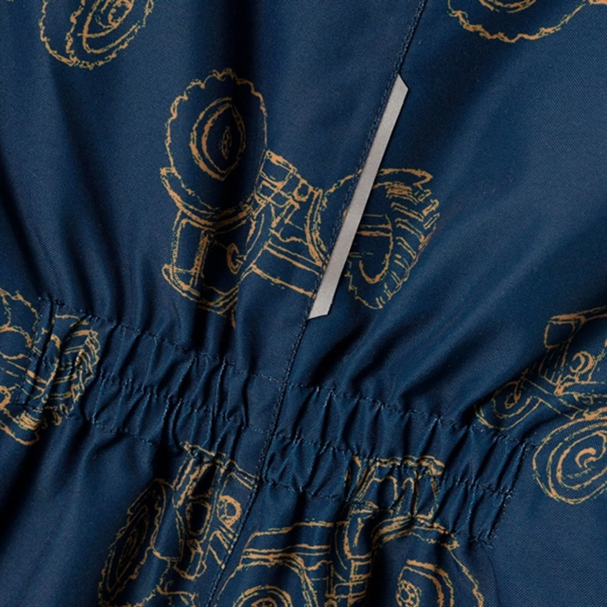 Name it Dark Sapphire Snow Snowsuit Tractor Raw-Hem Stain-Guard-Finish