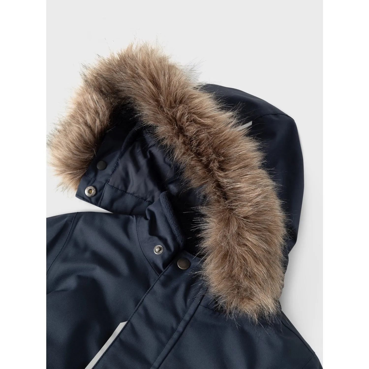 Neutral-Shade Effortless Street Style Name It Dark Sapphire Snow10 Suit Solid Fo Noos