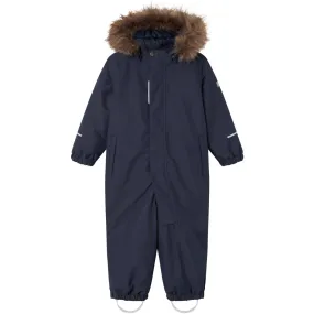 Name It Dark Sapphire Snow10 Suit Solid Fo Noos Bold patterned blouse