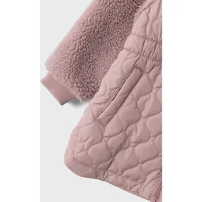 Name it Deauville Mauve Member Quilted Jacket Bell-Sleeve Effortless layering piece