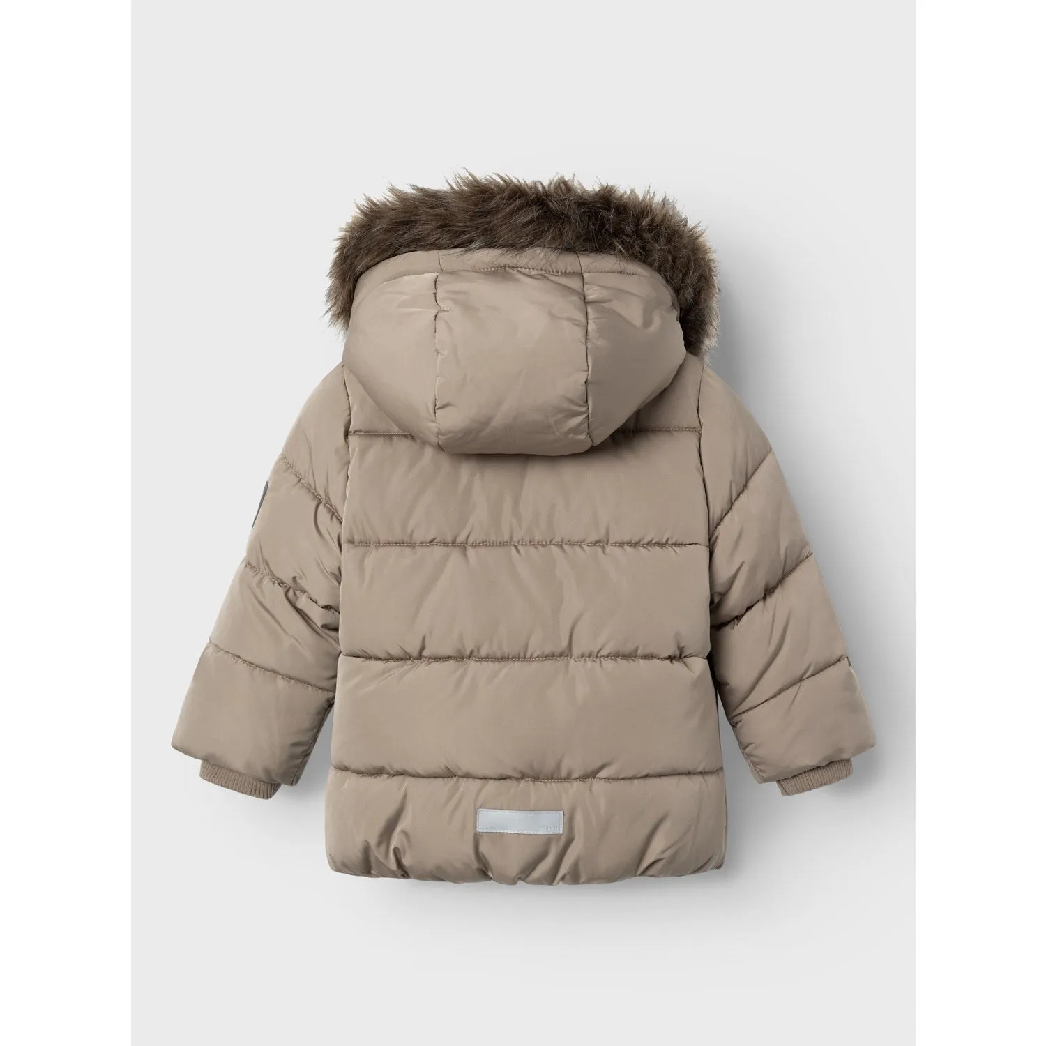 Wrap-Style Name It Desert Taupe Mathew Puffer Jacket