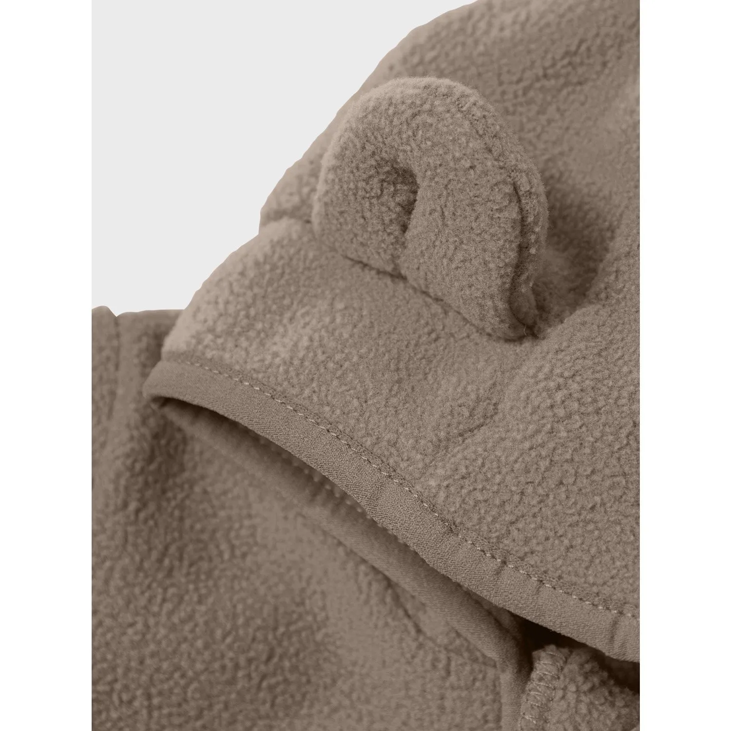 Name It Desert Taupe Meeko Fleece Jacket Comfy Vibe Comfort moment
