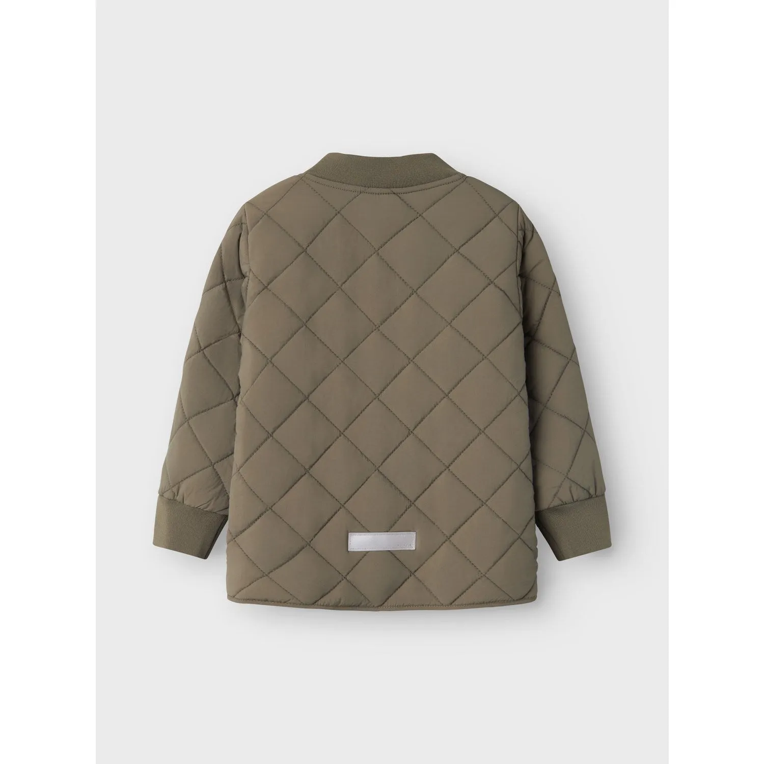Raw-Hem Name It Dusty Olive Marlin Quilt Jacket Tb