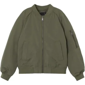 Name It Dusty Olive Mathias Bomber Jacket Elastic waist