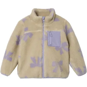 Unstructured Shoulder Cut club Name It Fog Monica Teddy Jacket Bow