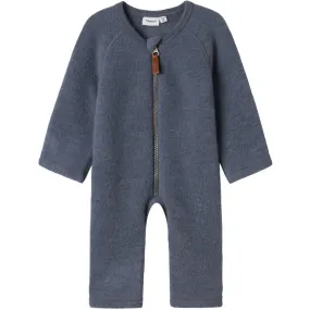 Name It Folkstone Gray Nbmwmino Wool Bru Ls Suit Noos Layering-Piece