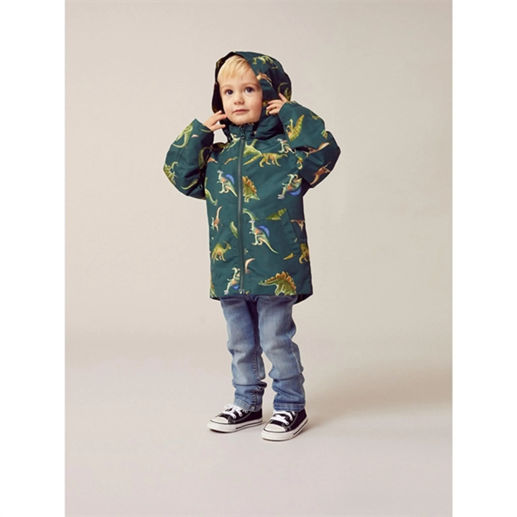 Name it Forest Biome Max Jacket Dino World concert suitable for individual sports