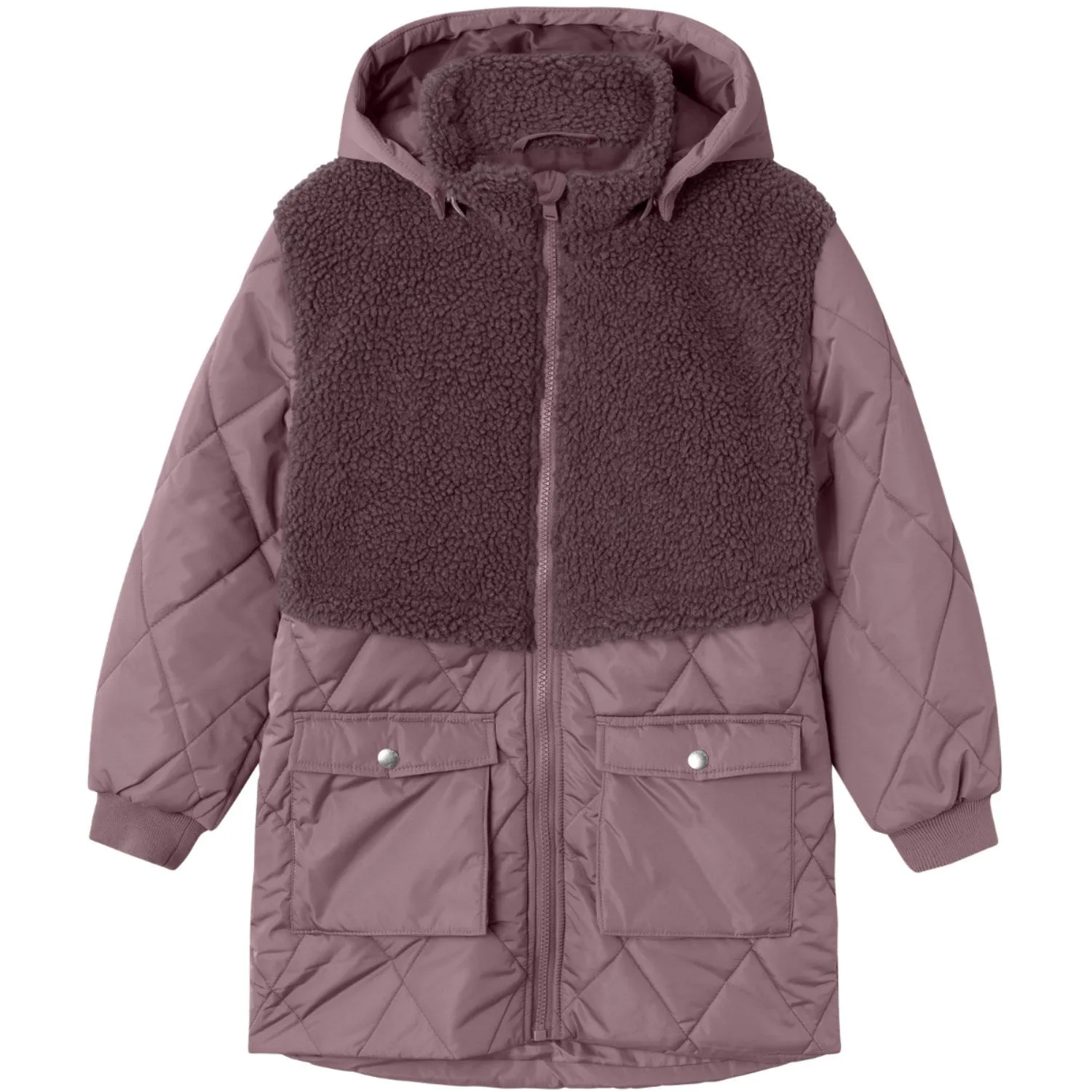 Name It Grape Shake Mika Long Jacket Edgy-Look