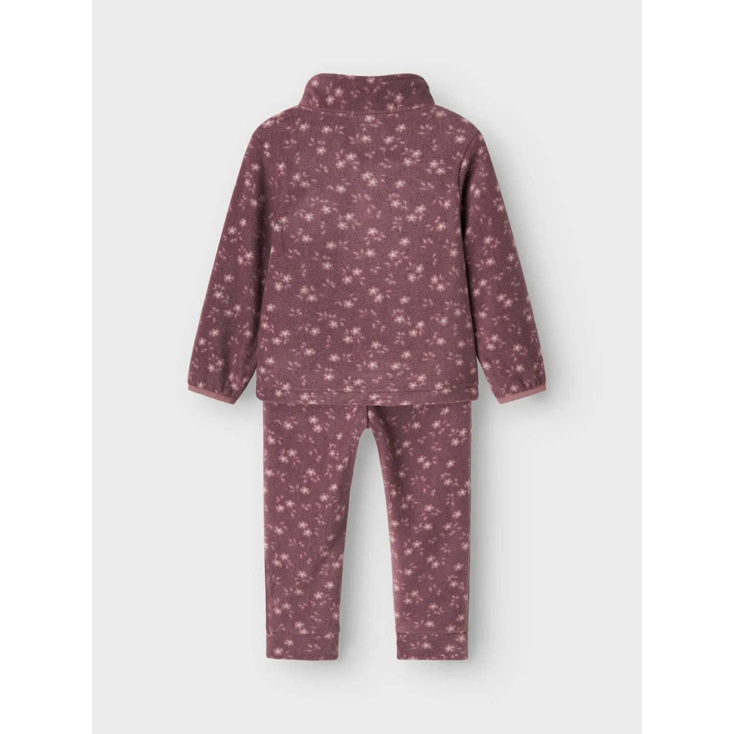 Cool Weather Minimal Look Name It Grape Shake Spektra Fleece Set AOP