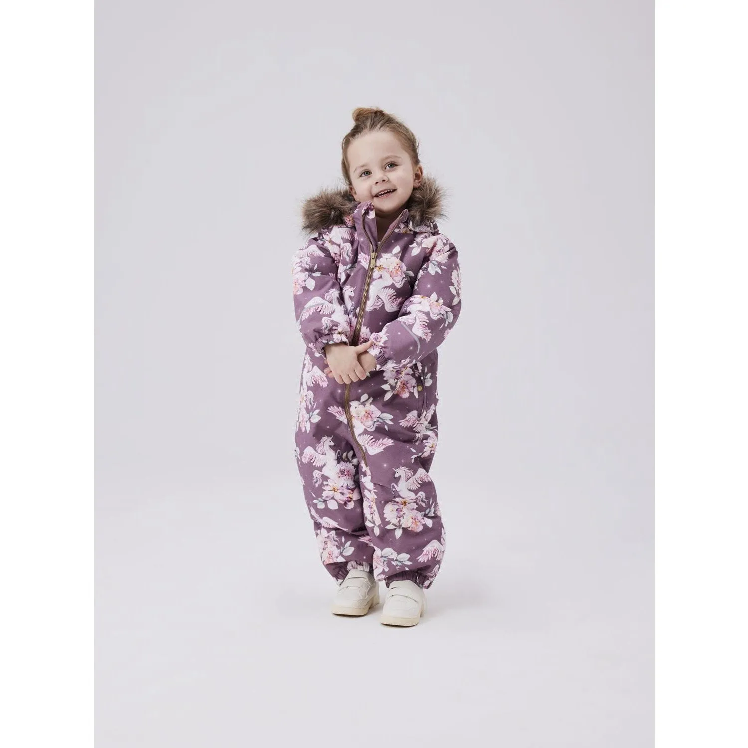 Name It Grape Shake Unicorn Snow10 Suit AOP Fo Noos Feminine shirt for outings