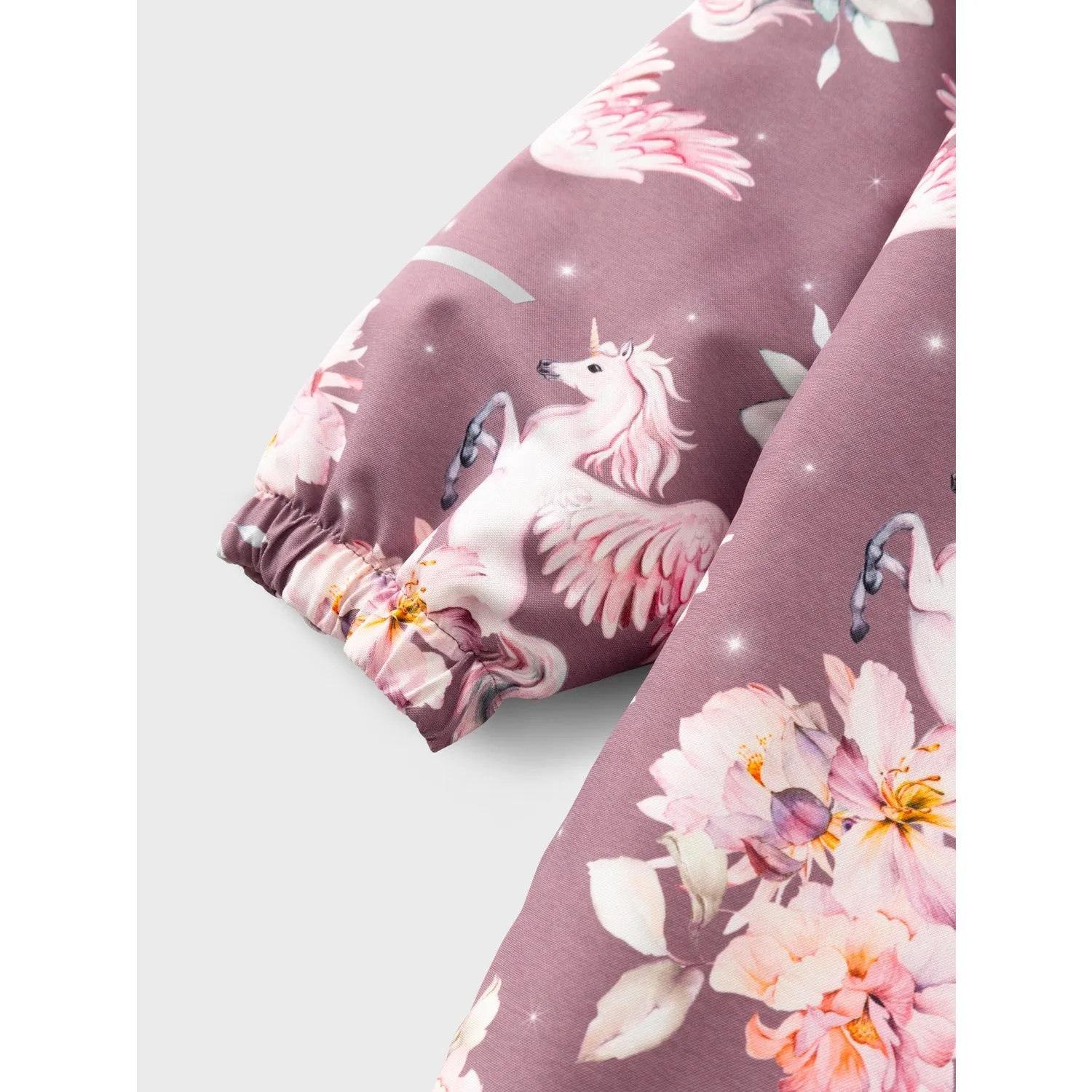 Name It Grape Shake Unicorn Snow10 Suit AOP Fo Noos Effortless Street Style Lightweight