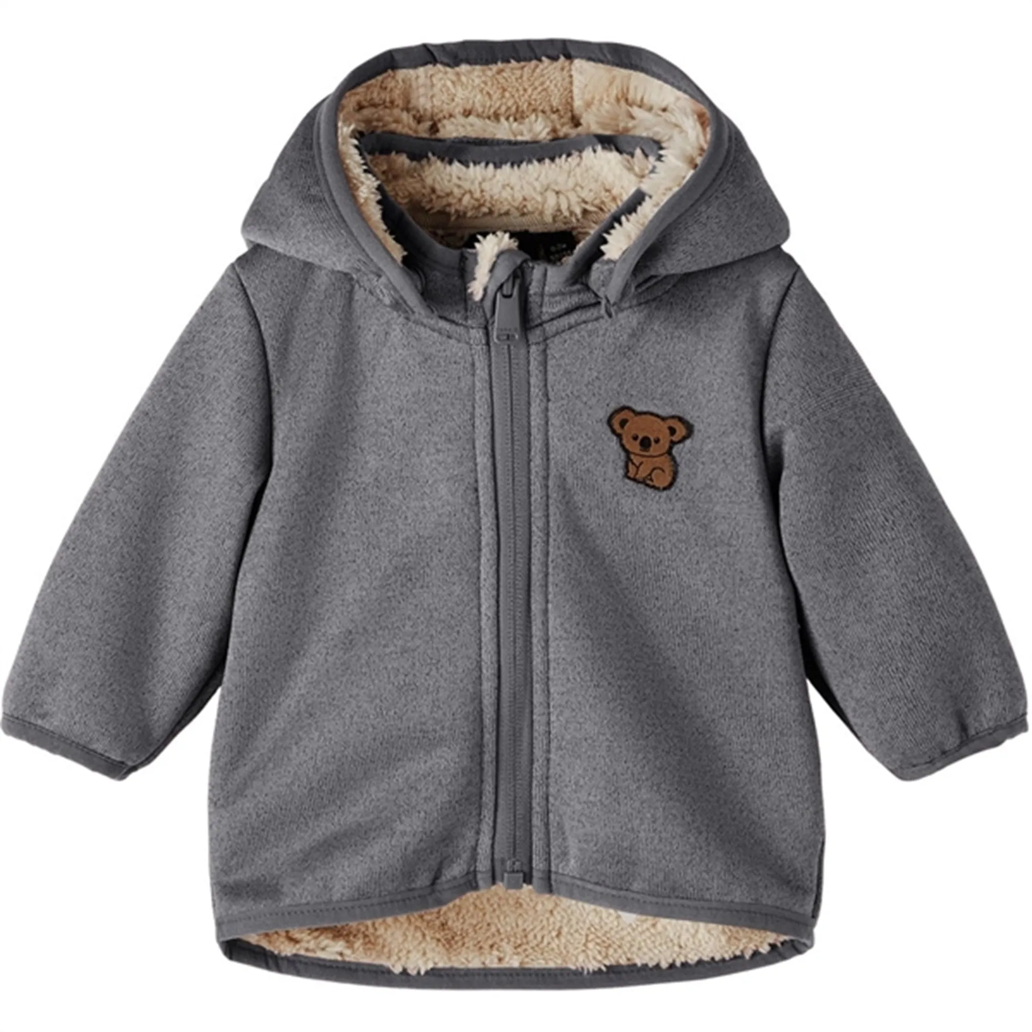 Name it Grey Melange Mada Jacket Slide Strap Waistband Assignment