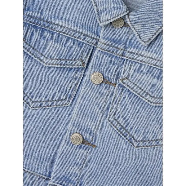 Wind Resistant Name it Light Blue Denim Dinosaur Jack Denim Cowboy Jacket