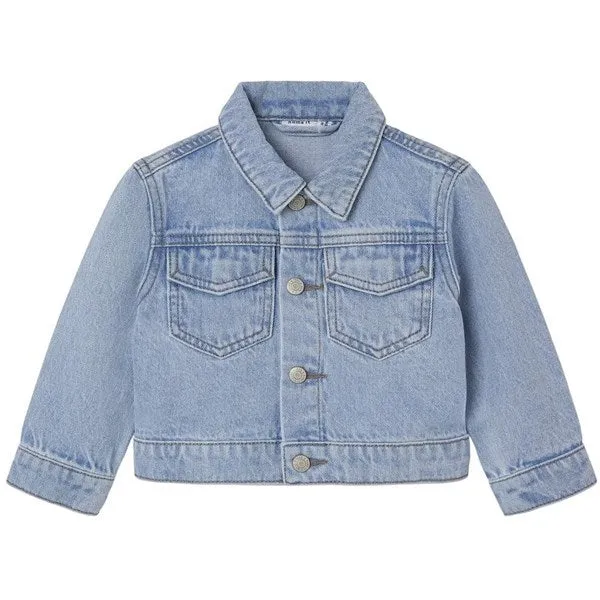 Thank Name it Light Blue Denim Dinosaur Jack Denim Cowboy Jacket