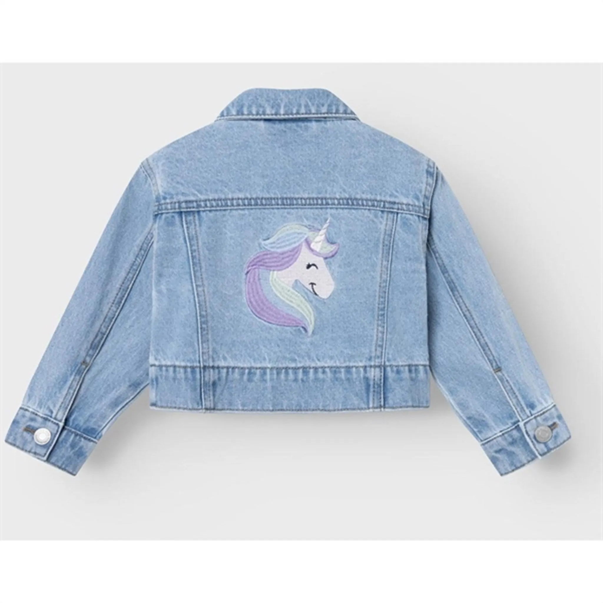 Courage DropShoulder Name it Light Blue Denim Unicorn Conny Denim Jacket
