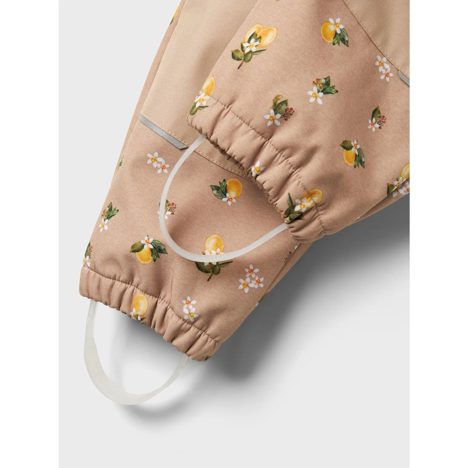 Versatile Style Name It Light Taupe Lemons Alfa08 Softshell Bib Pants AOP Fo