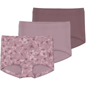 Name It Mauve Shadows Tights 3-pack Mauve Flower Noos Simple Fit Streamlined Fit