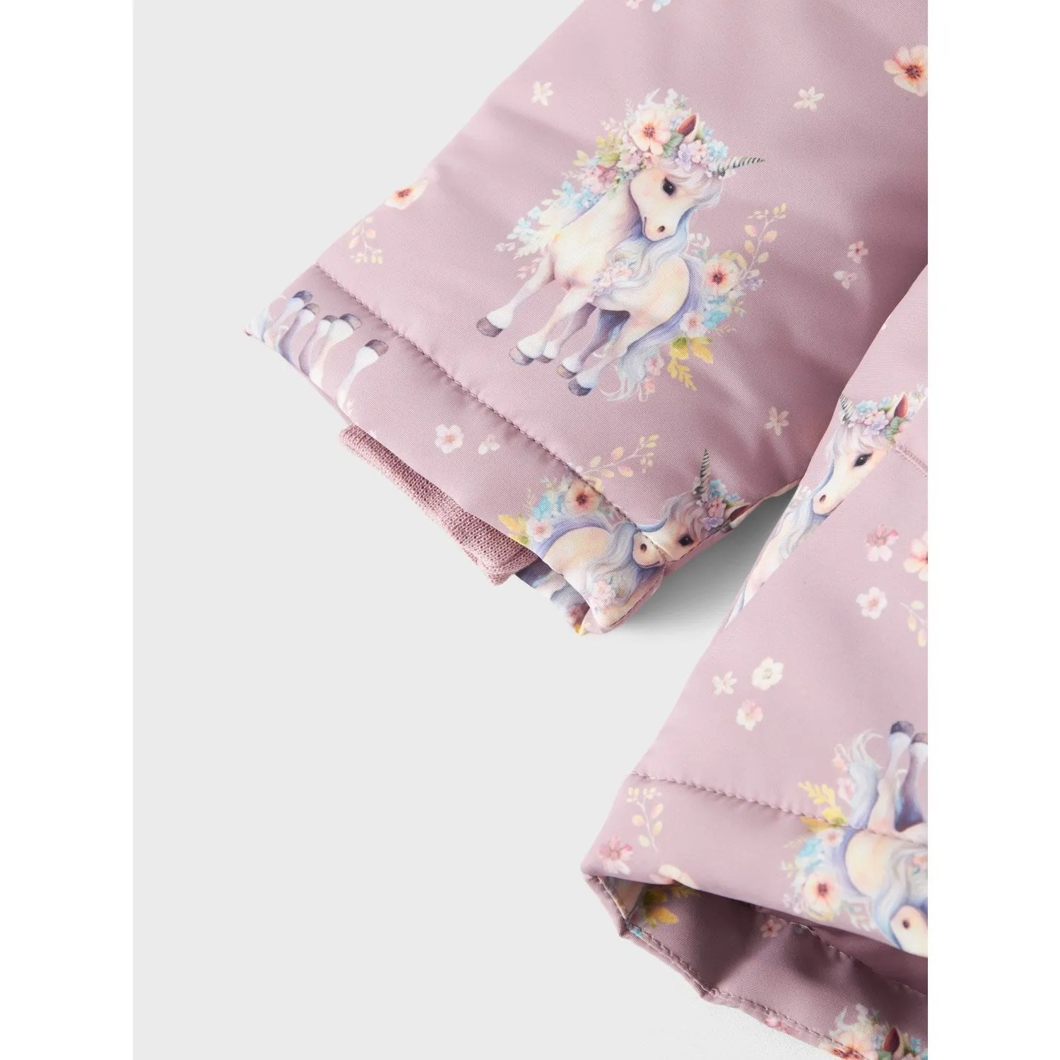 Name It Mauve Shadows Unicorn Maxi Jacket AOP Procedure Fashion Comfort