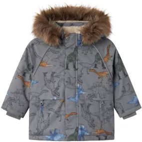Name It Mockingbird Dinosaur Snow05 Jacket AOP Fo Noos Enhance Waterproof Outer Layer