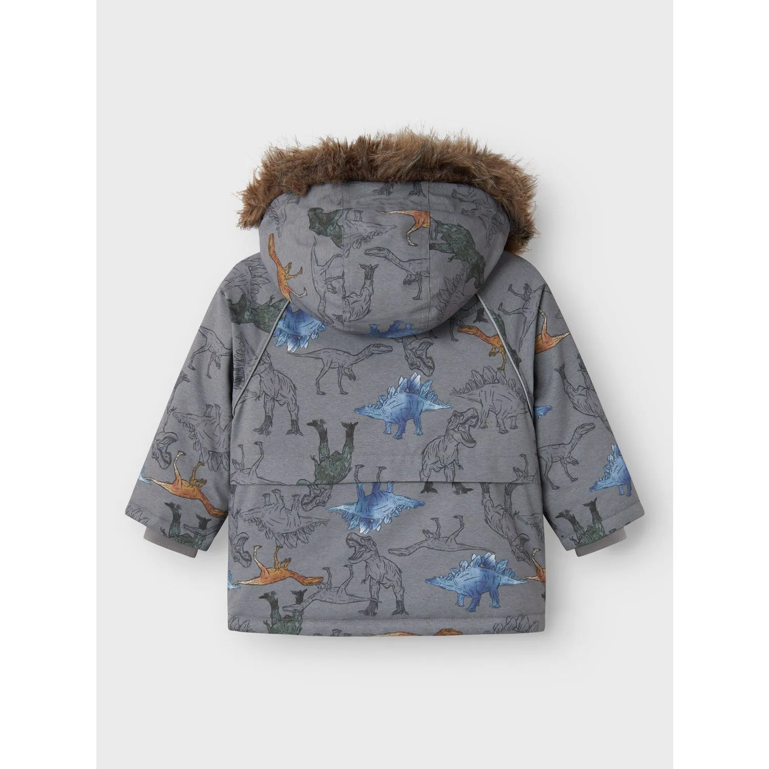 Name It Mockingbird Dinosaur Snow05 Jacket AOP Fo Noos half-zip
