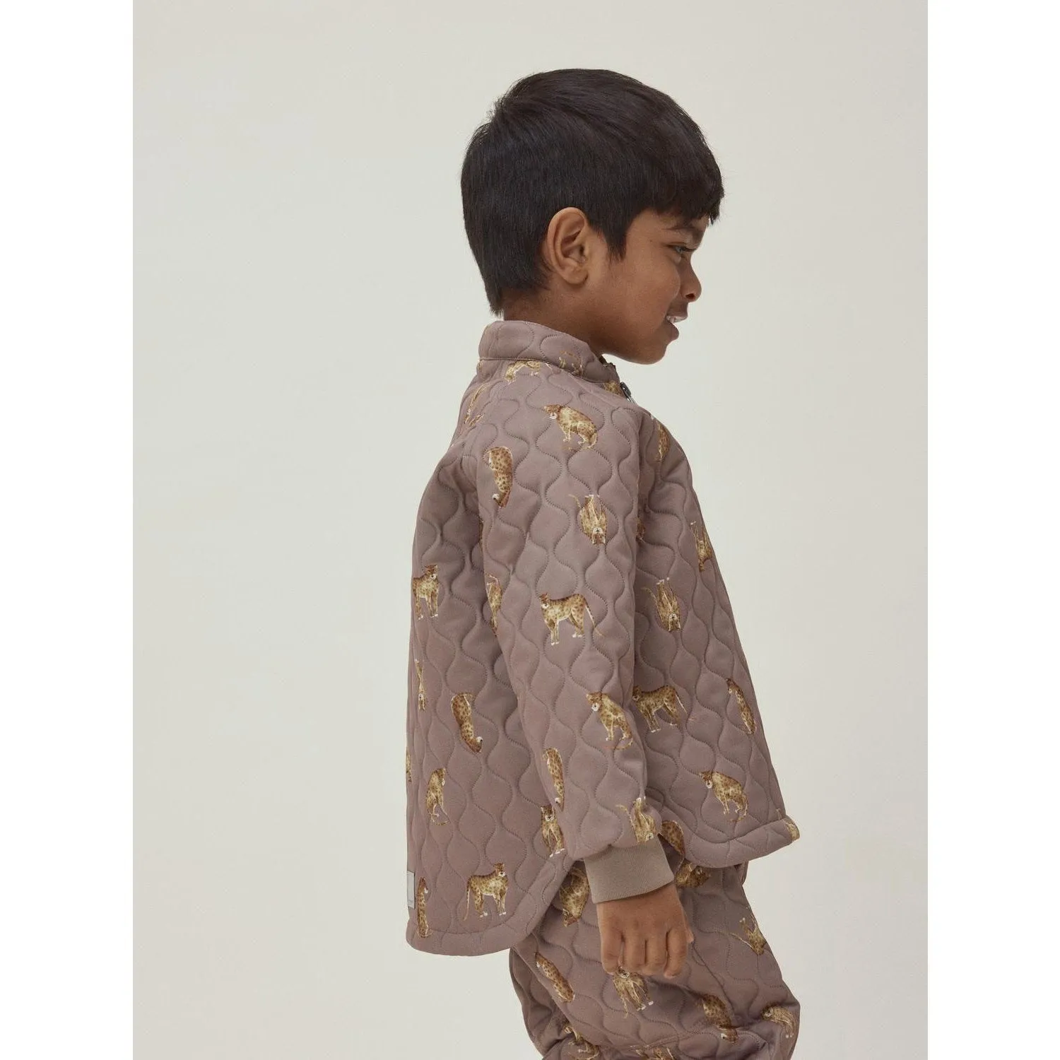 Bridal-Shower Waist-Cinching Name It Mountain Trail Leo Moon Quilted Set AOP Fo