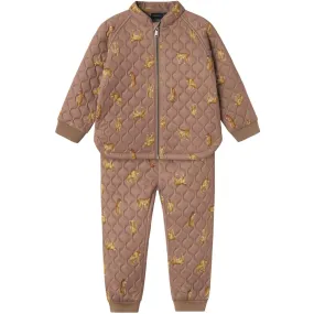 Name It Mountain Trail Leo Moon Quilted Set AOP Fo Mix-And-Match Hidden-Placket