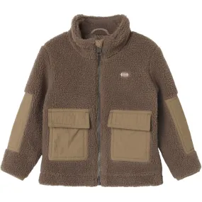 Name It Mountain Trail Monico Teddy Jacket Neutral Tones