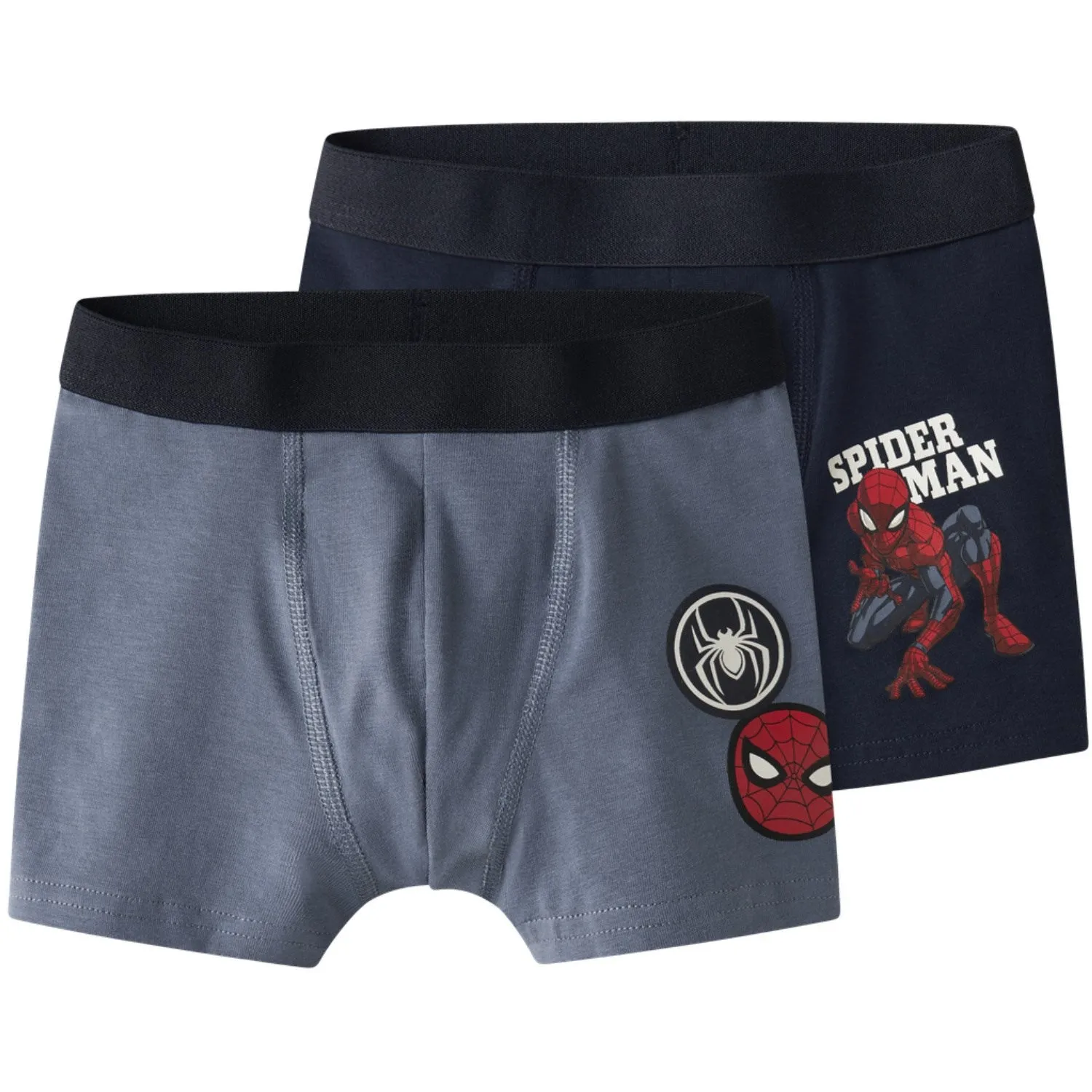 Name It Navy Blazer Nmmovile Spiderman 2-Pack Boxer Mar Simple Look