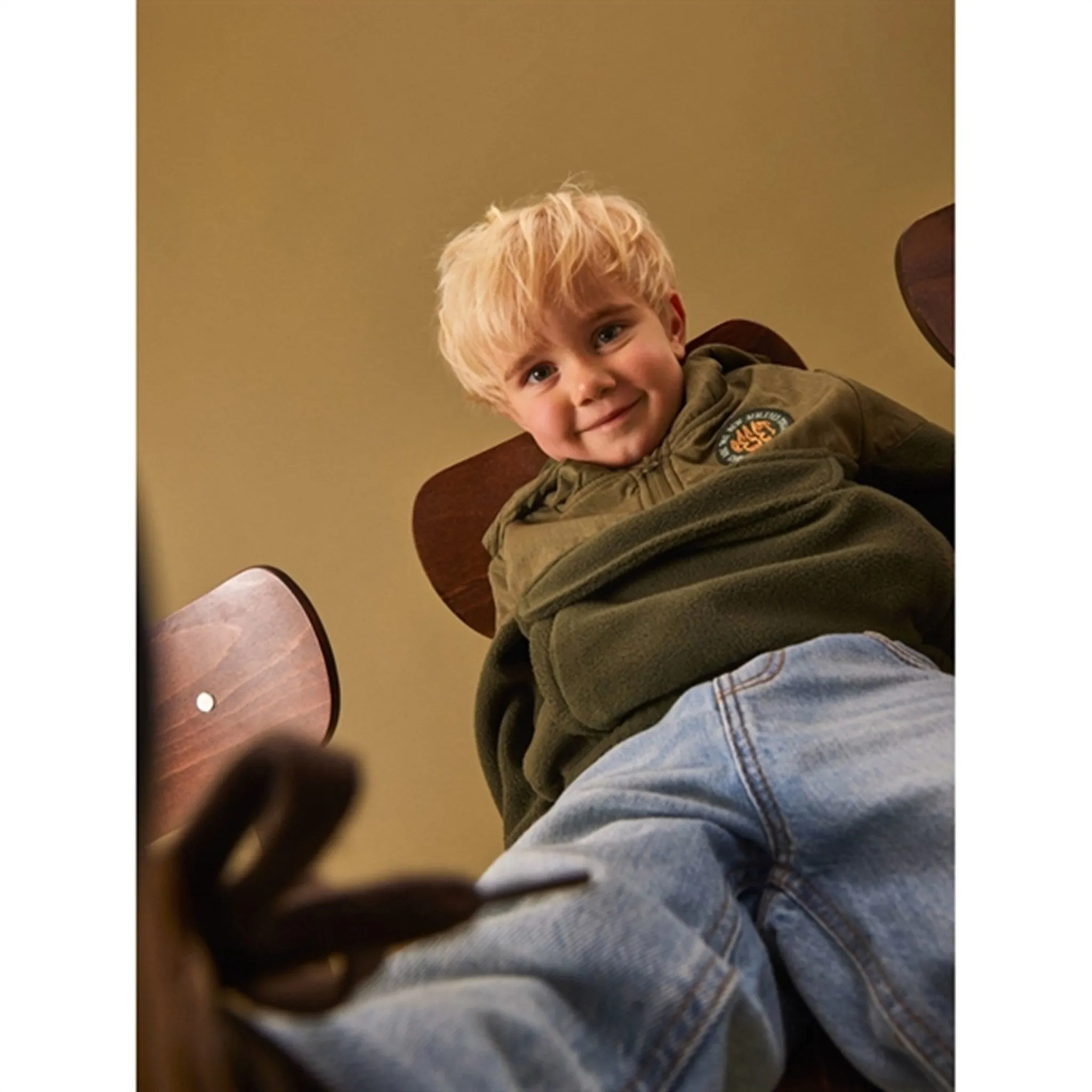 Chic Layer Warm Layer Name it Oil Green Orm Fleece Anorak