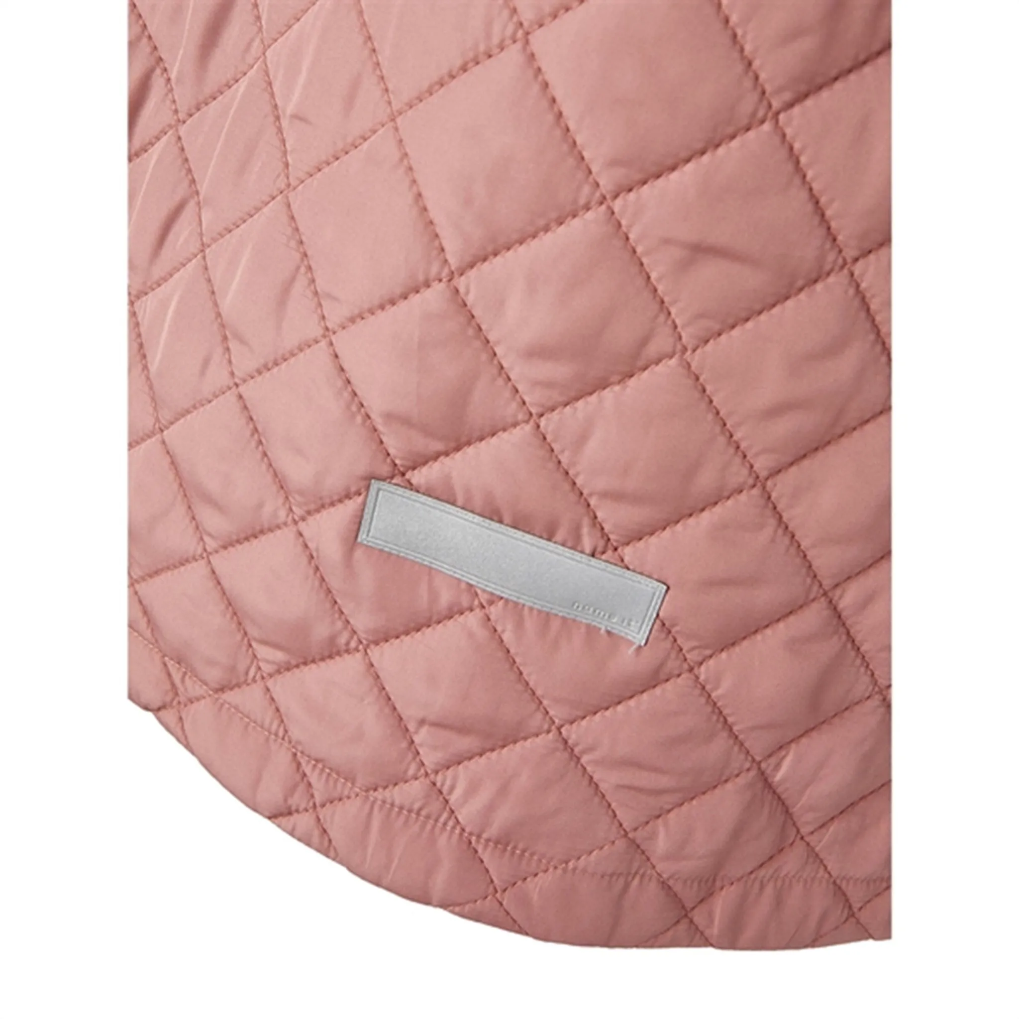 Name it Old Rose Alfa Quilted Jacket Adjustable Drawstring Hood Check