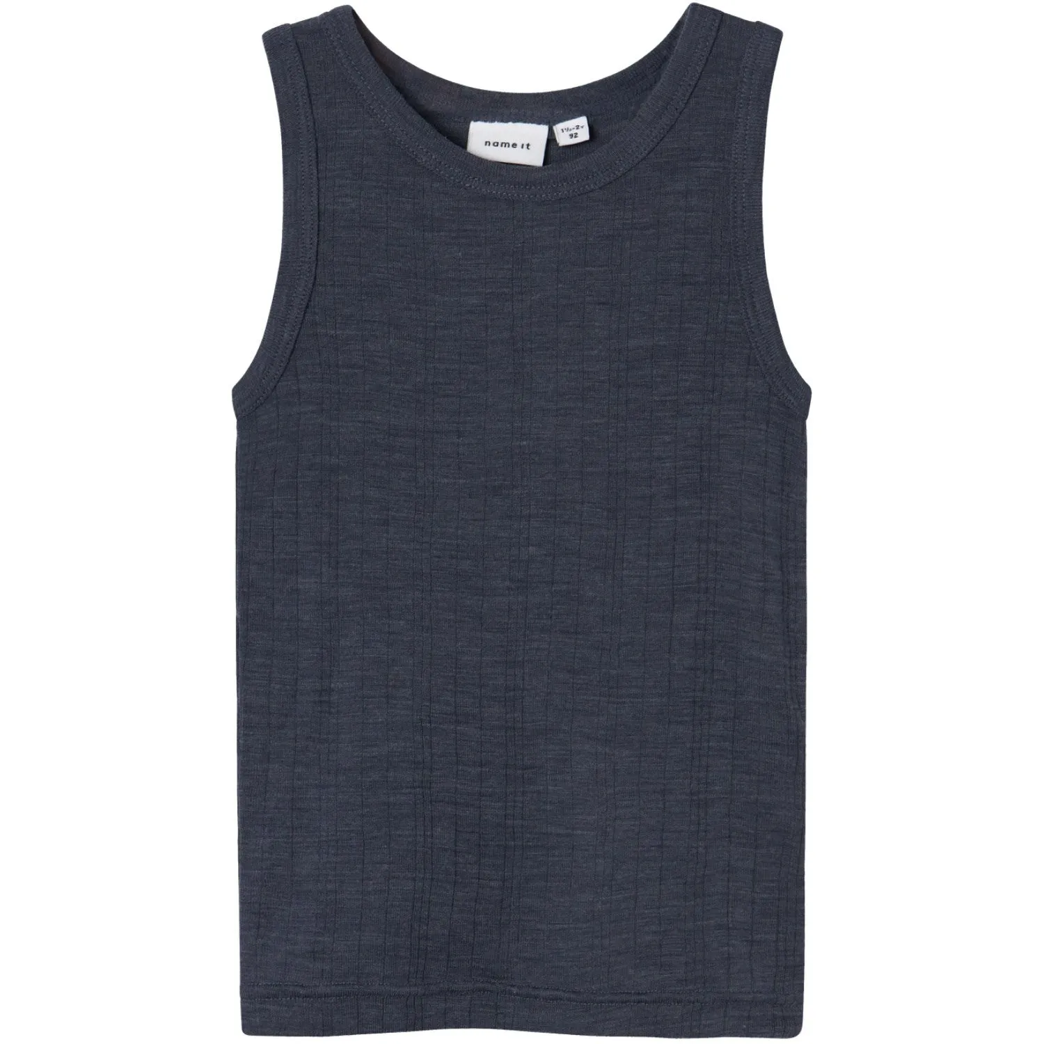 length Name It Ombre Blue Wang Wool Needle Tank Top Noos