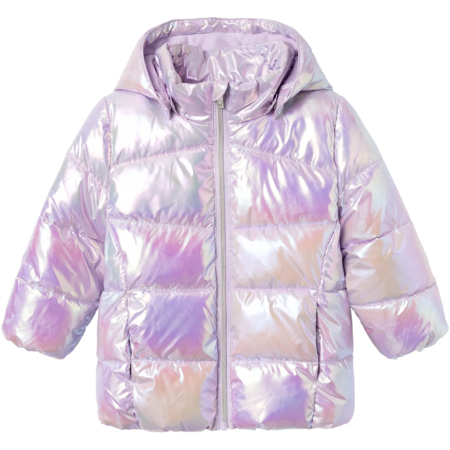 Flexible Hood Name It Orchid Bloom Molina Jacket Shiny