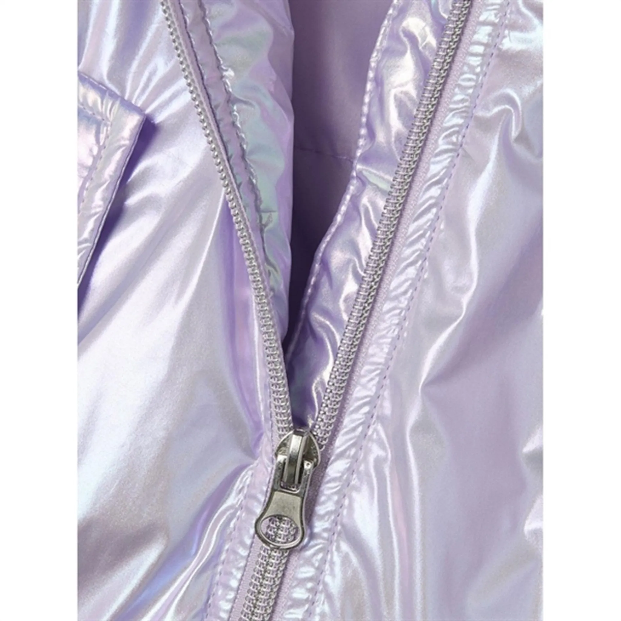 Name it Orchid Bloom Movie Bomber Jacket Foil Unstructured Shoulder Cut