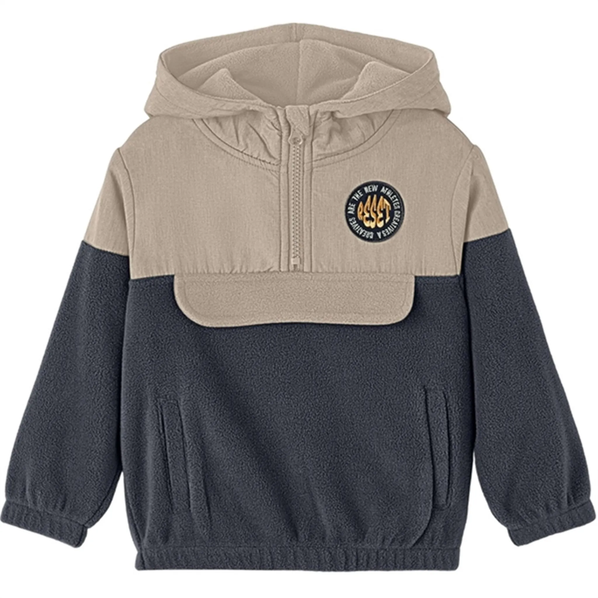 Cozy Wear Outdoor Stroll Name it Oxford Tan Orm Fleece Anorak