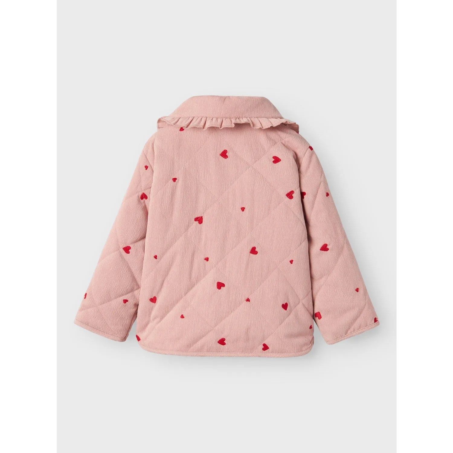 Name It Pale Mauve Mimosa Jacket Lace-Edge Classic collared blouse