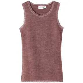 Name it Peppercorn Wang Wool Needle Tank Top Low Profile Fastenings