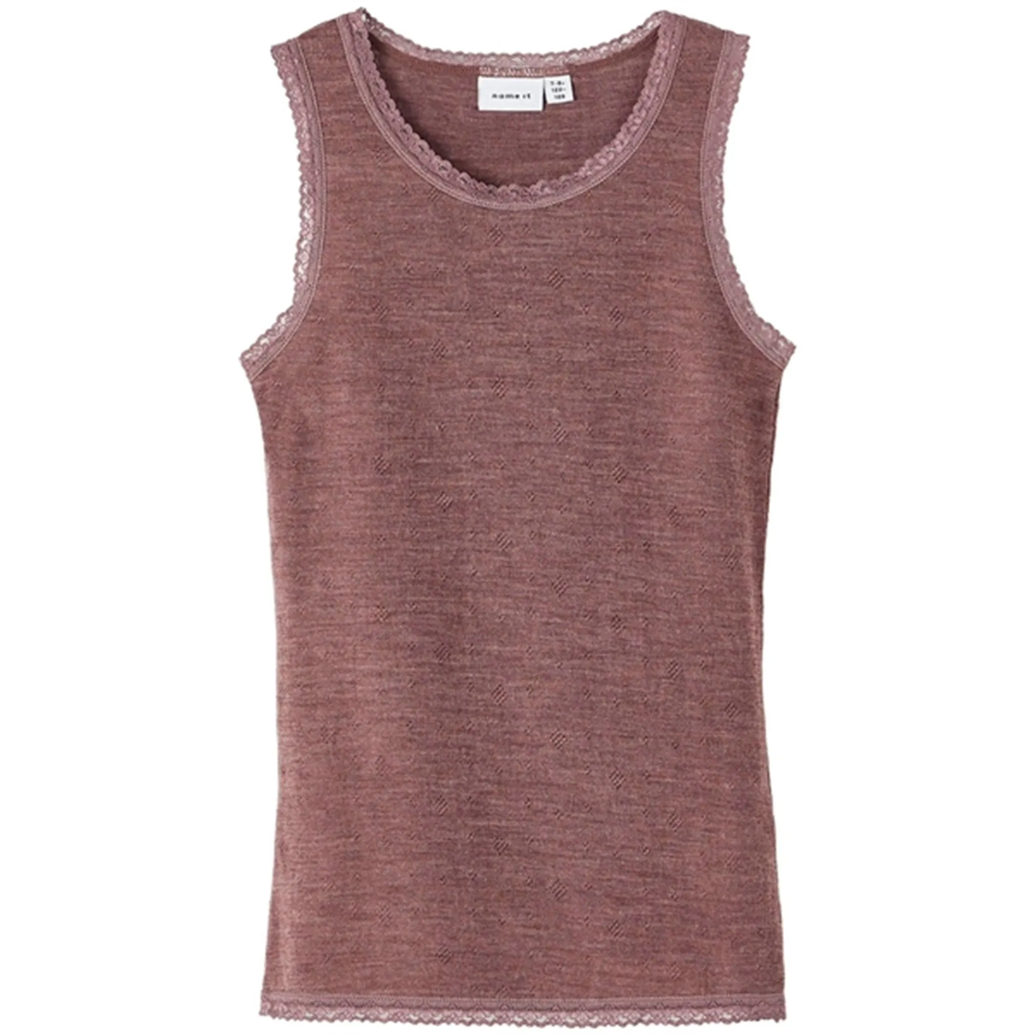 Name it Peppercorn Wang Wool Needle Tank Top Tagless Neckline various occasions