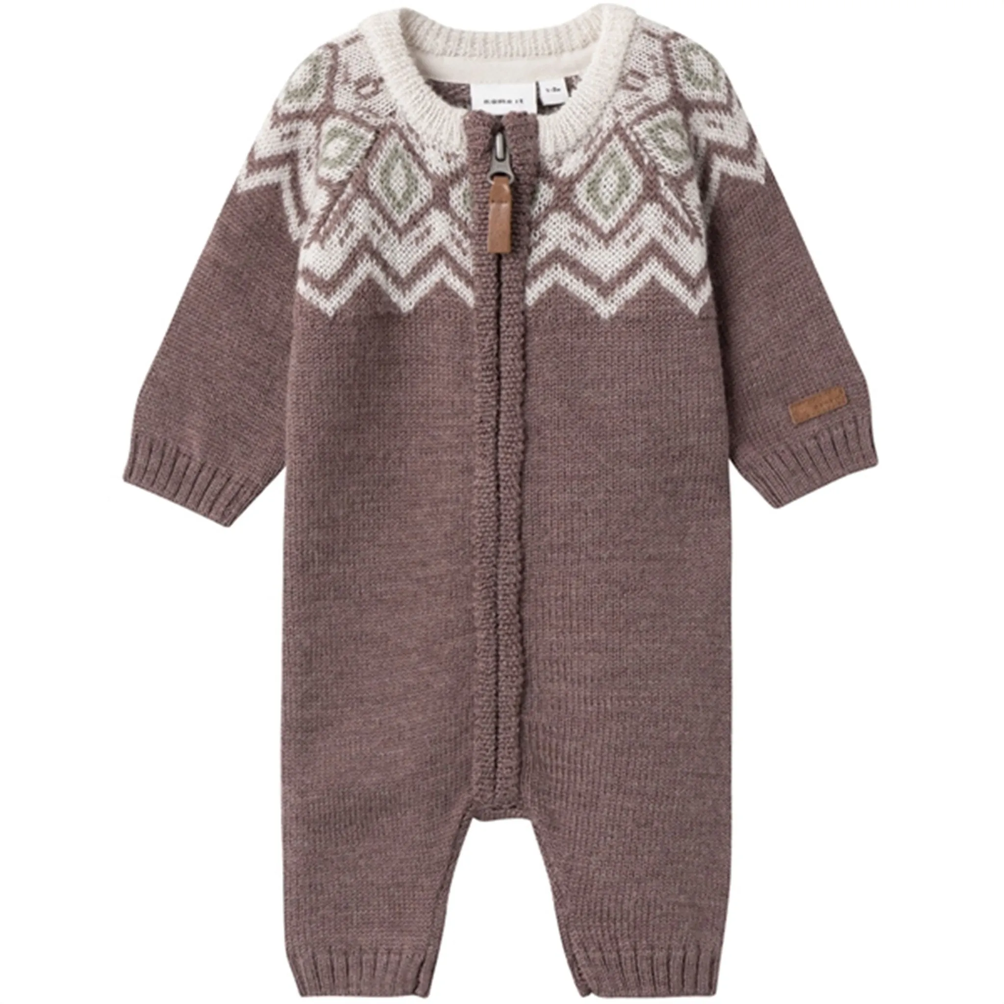 Elegant event blouse Name it Peppercorn Wriss Wool Knit Jumpsuit