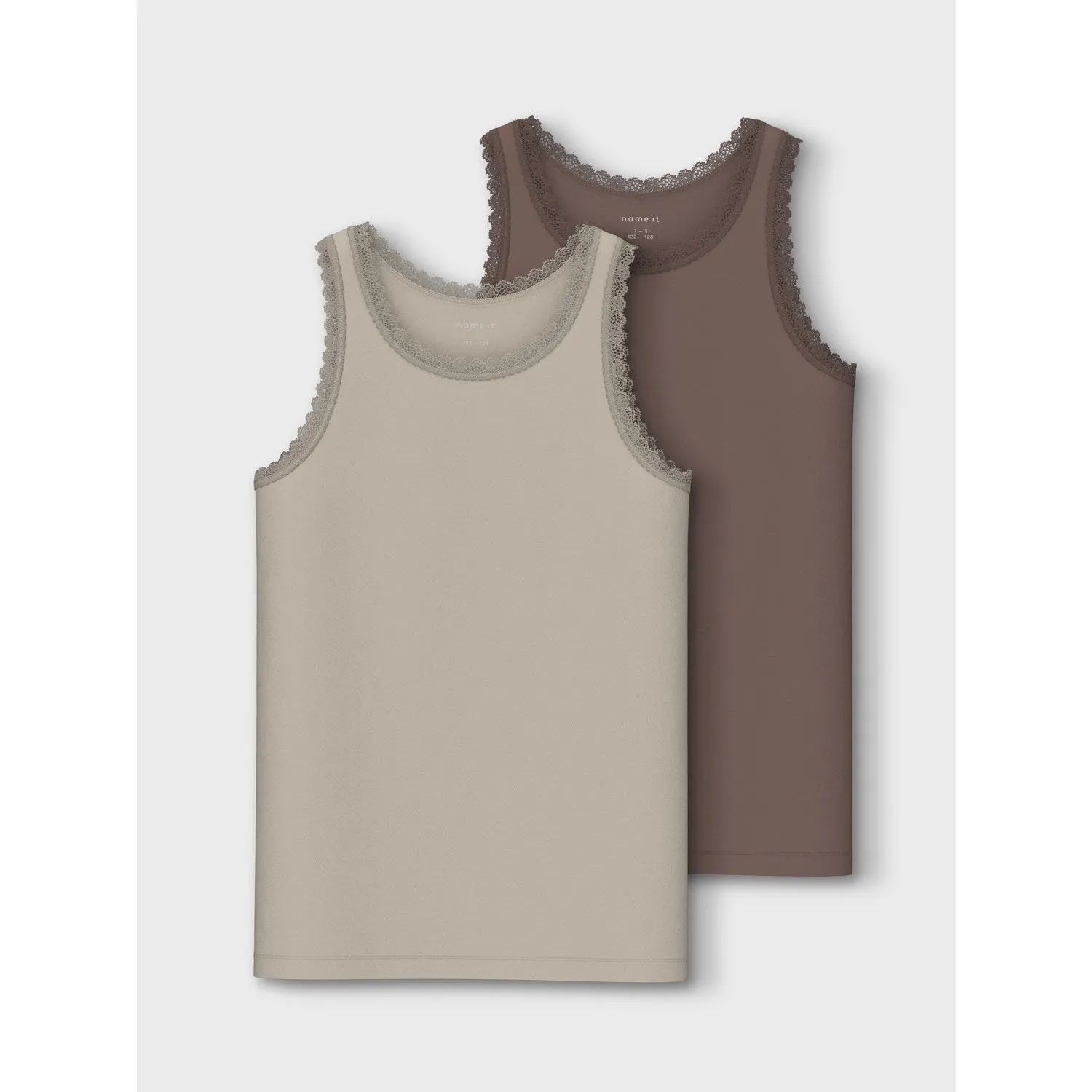 Quick Dry Technology Name It Peyote Tank Top 2-pack Peyote Lace Noos