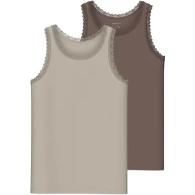 Name It Peyote Tank Top 2-pack Peyote Lace Noos Trendy limit