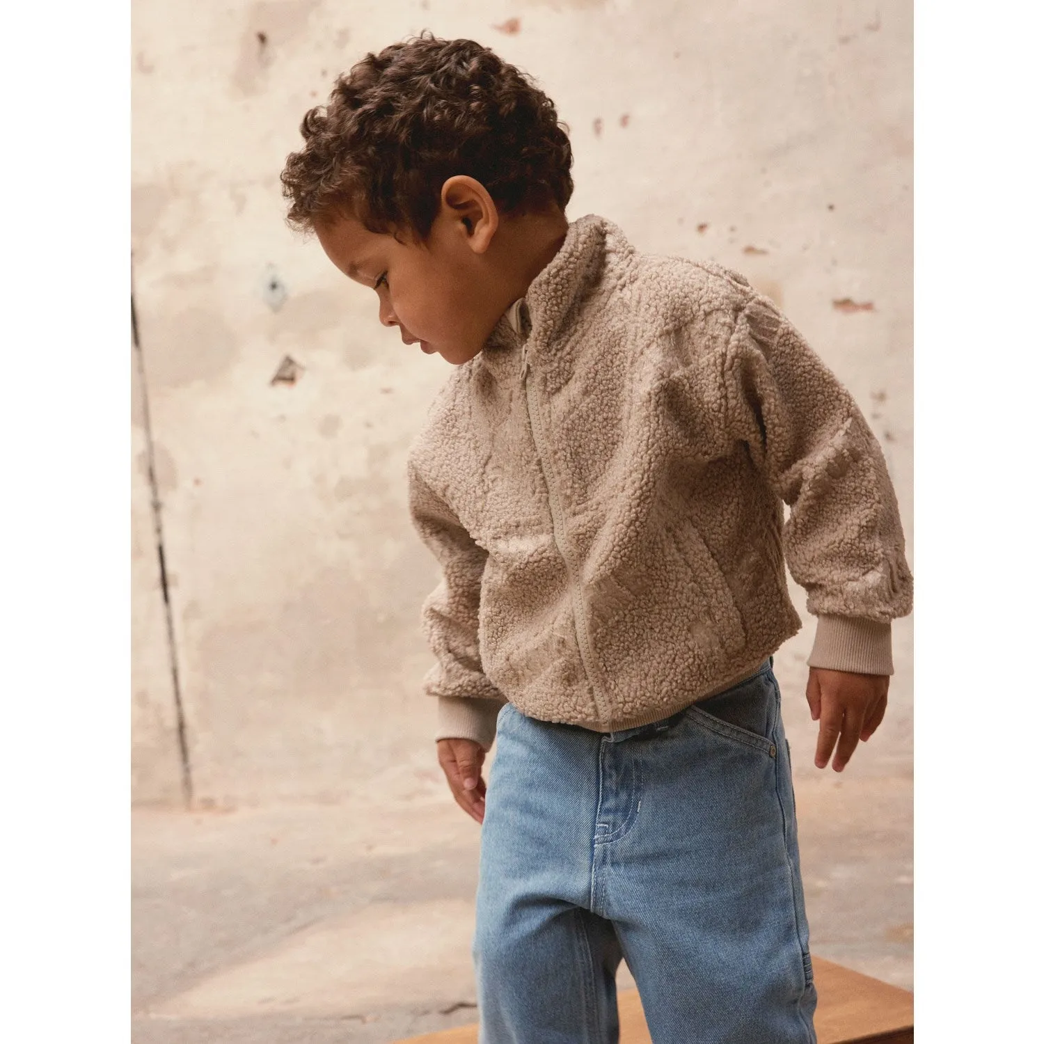 Support Name It Pure Cashmere Dtriso Teddy Cardigan